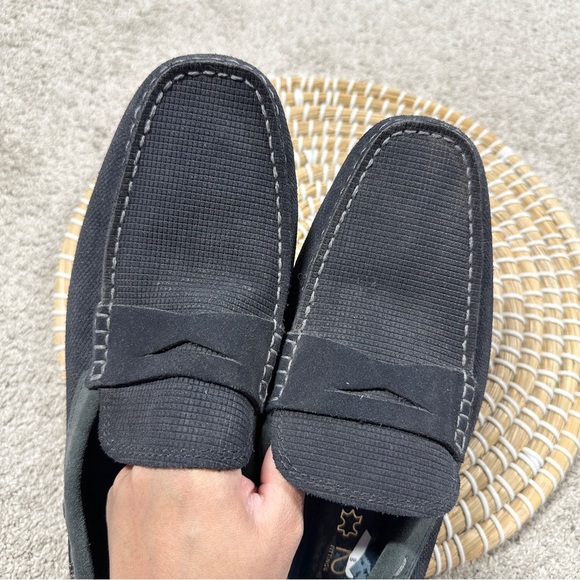 Geox Men’s Respira Loafers Slip On Moccasin Shoes 2Fit Suede Navy 42.5/US 9.5 main image 4